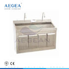 AG-WAS008 CE ISO ruang operasi digunakan mencuci tangan wastafel stainless steel