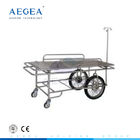AG-SS031 Stainless steel rumah sakit pasien pengiriman darurat troli