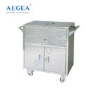 AG-ET021 304 stainless steel instrumen rumah sakit klinik terapi prosedur medis troli
