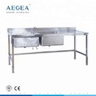 AG-WAS003 dapur atau rumah sakit digunakan wastafel sudut stainless steel