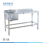 AG-WAS005 CE Disetujui 304 stainless steel worktable rumah sakit
